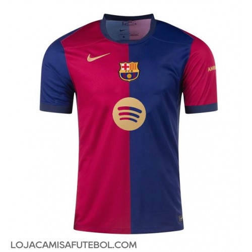 Camisa de Futebol Barcelona Equipamento Principal 2024-25 Manga Curta